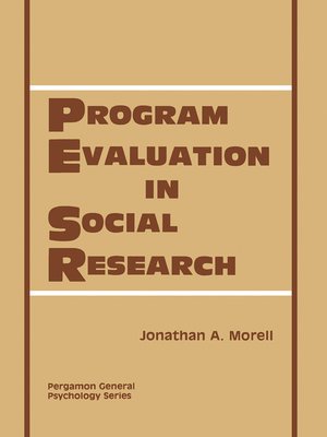 cover image of Program Evaluation in Social Research